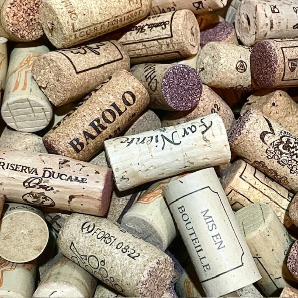(20) Natural Used Assorted Wine Corks Collection Craft Arts Upcycle